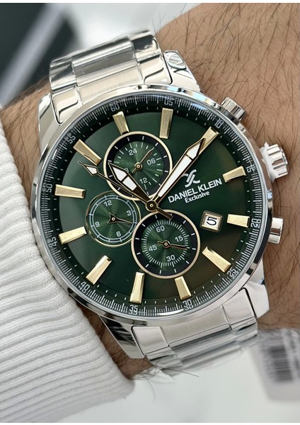 Orijinal 2 Yıl Garantili Su Geçirmez Çelik Kordon Fonksiyonlu Erkek Kol Saati