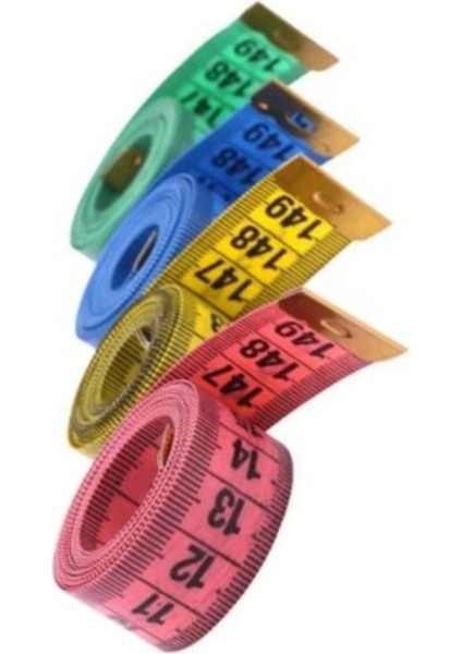 Çift Yönlü 150 cm Şeffaf Mezura, Kutulu, 3'lü Paket (Cm-Inch) indirimleri