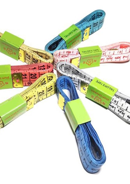 Renkli Standart 1.5 Metre Mezura, Çok Renkli, Çok Amaçlı, Kullanışlı, Dayanıklı