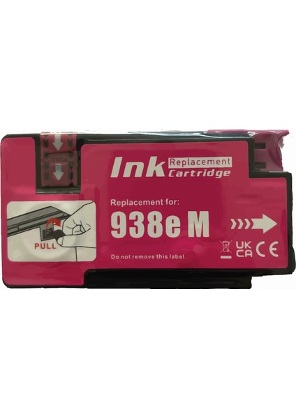 Hp Officejet Pro 9130 938E Yüksek Kapasite Kırmızı Ithal Muadil Kartuş 1.600 Sayfa