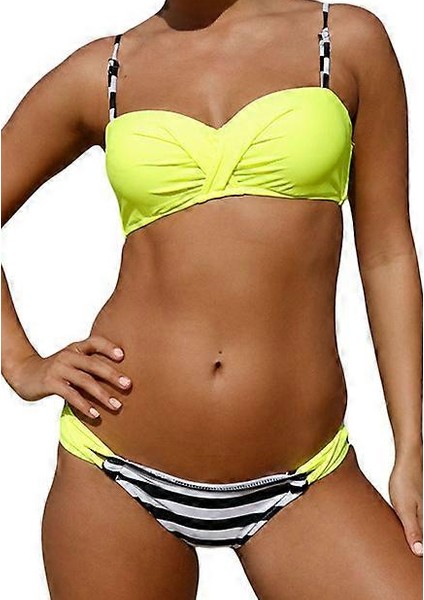 Balenli Kaplı Straplez Bikini Takım fiyatları