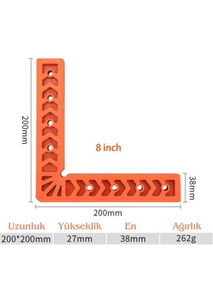 20 cm Ahşap Marangoz Gönye, Hobi ve El Işleri Için Uygun fiyatları