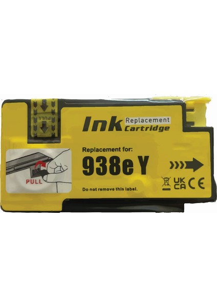 Hp Officejet Pro 9720 938E Yüksek Kapasite Sarı Ithal Muadil Kartuş 1.600 Sayfa