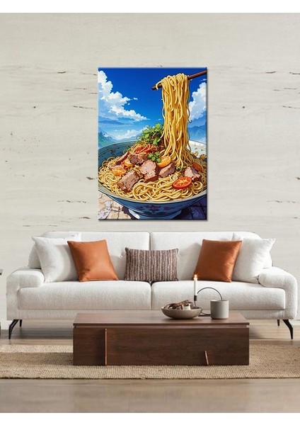 Spagetti Ahşap Tablo