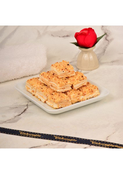Pirinç Fındıklı & Çikolatalı Katmer Lokum 500 gr - Çifte Lezzet Katmanı