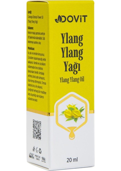 Ylang Ylang Yağı 20 ml (Distilasyon)