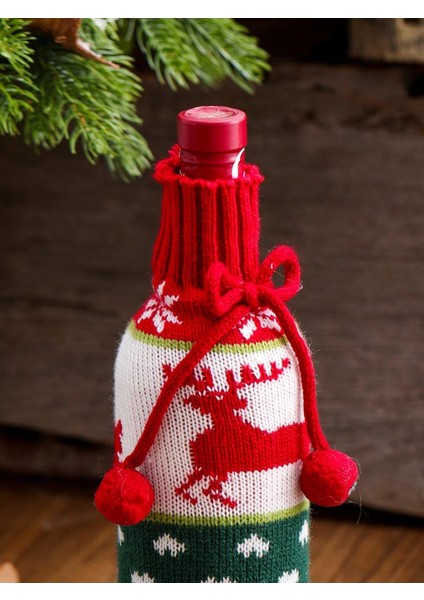 - Yılbaşı Triko Özel Tasarım Şarap Şişesi Elbisesi fiyatları