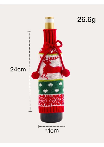 - Yılbaşı Triko Özel Tasarım Şarap Şişesi Elbisesi modelleri