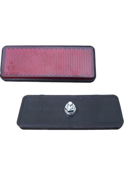 Cub Scooter Arka Reflektör Dikdörtgen Kırmızı 6 mm