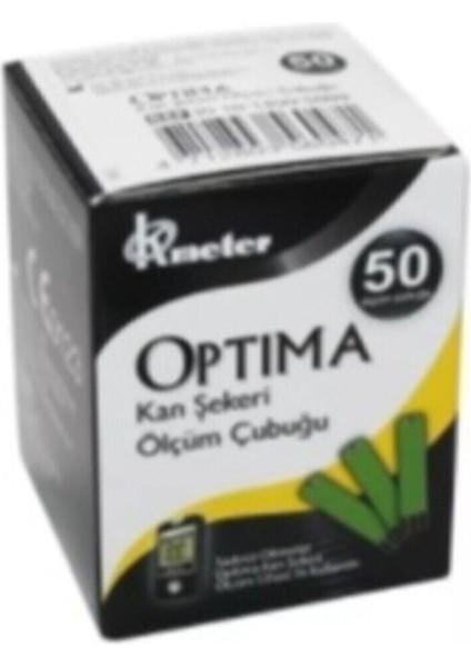 Şeker Ölçüm Stripleri 50'li, Kolay ve Hızlı Kullanım Için Ideal.