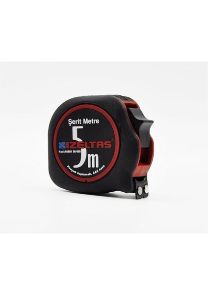 5m Uzunlukta Şeffaf Plastik Metre Ölçüm Şeridi