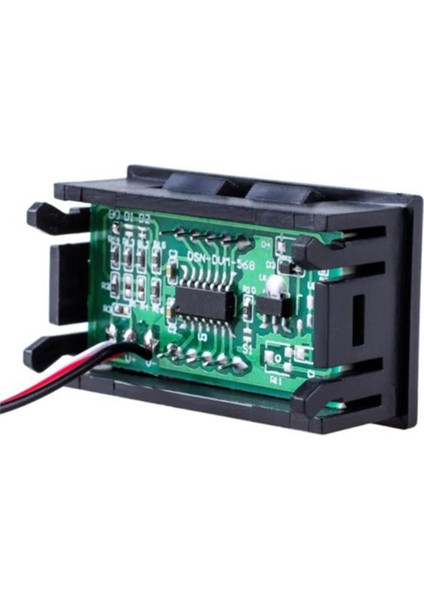 0.56 Inç Dijital Voltmetre, 0-100V, Panel Tipi, Kırmızı Gösterge fırsatları