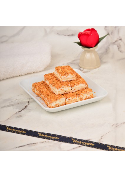 Susamlı & Tahinli Katmer Lokum 500 gr - Geleneksel Tahin Tadı