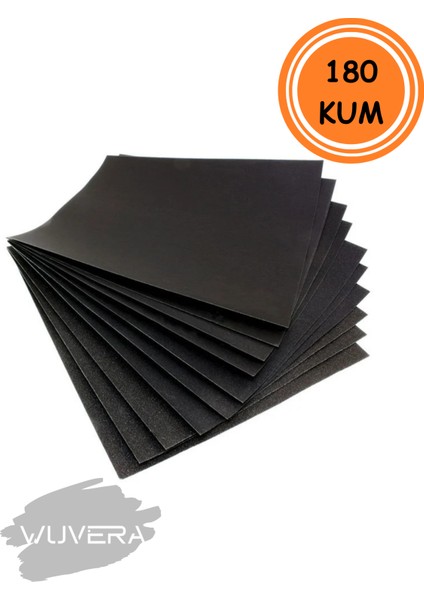 180 Kum Su Zımpara – Ince Zımparalama ve Yüzey Hazırlığı Için Ideal (1 Adet)