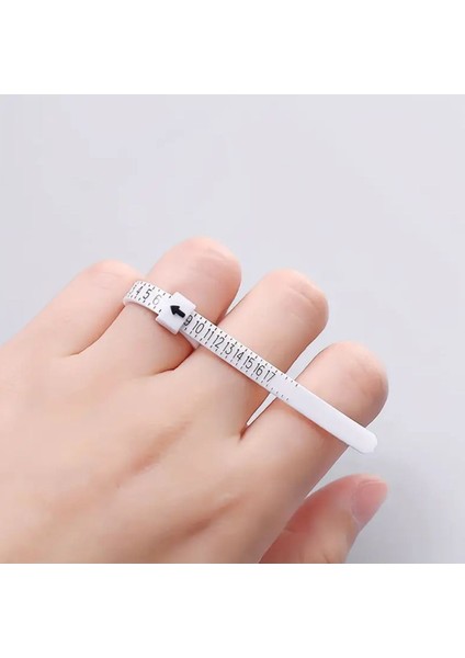 Hassas Parmak Yüzük Ölçüm Bandı, 1-17 Numara, Net ve Kolay Kullanım fiyatları