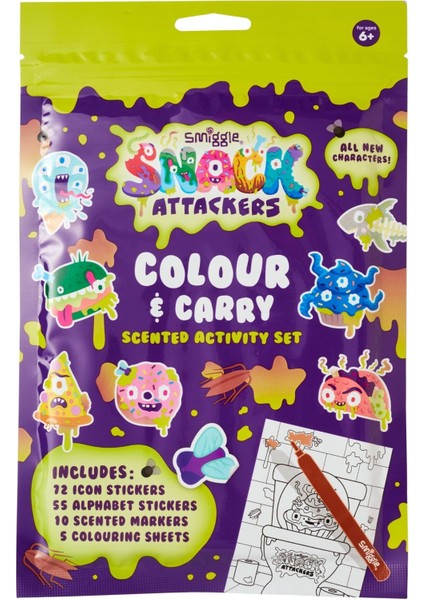 - Snack Attackers Mini Boyama Seti fırsatları