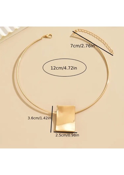 Altın Kaplama Choker Kolye
