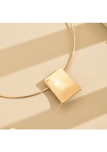 Altın Kaplama Choker Kolye