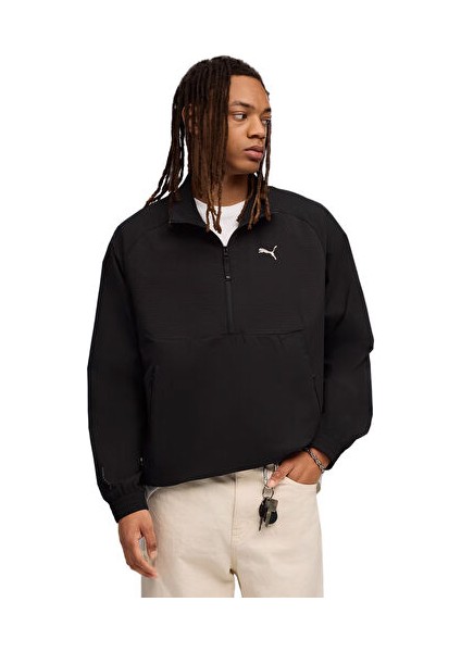 Pumatech Half-Zip Crew Erkek Günlük Ceket 63210101 Siyah