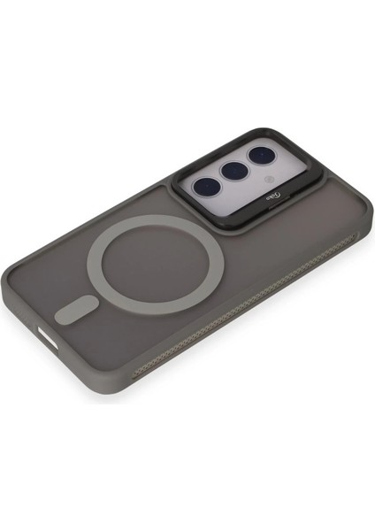 Samsung Galaxy S24 Flet Lens Magsafe Kapak - Gri Ferrg fırsatları