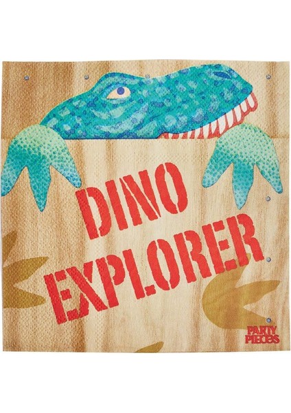 Party Pieces - Kaşif Dino 16&apos;lı Parti Peçeteleri fiyatları