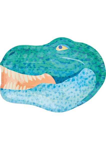 Party Pieces - Kaşif Dino 8&apos;li Parti Karton Tabağı