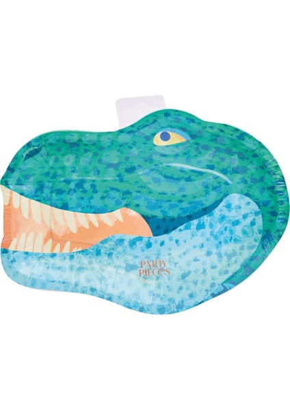 Party Pieces - Kaşif Dino 8&apos;li Parti Karton Tabağı fırsatları