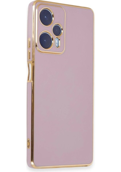 Xiaomi Poco F5 Kılıf Volet Silikon - Mor Glstd fiyatları