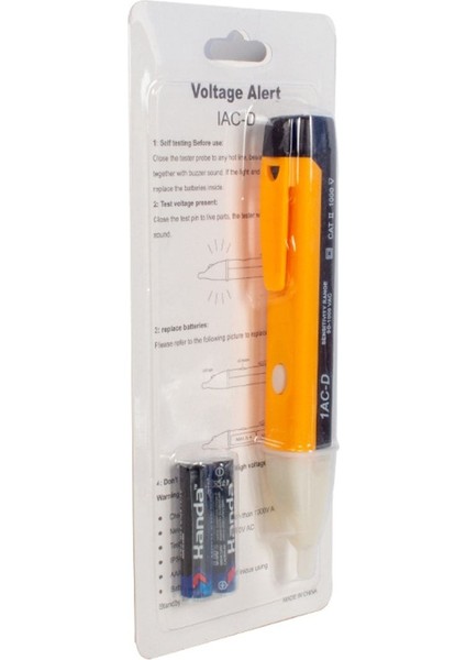 Dijital Ac Voltaj Ölçüm Kalemi 90V-1000V Güvenli Test Cihazı modelleri