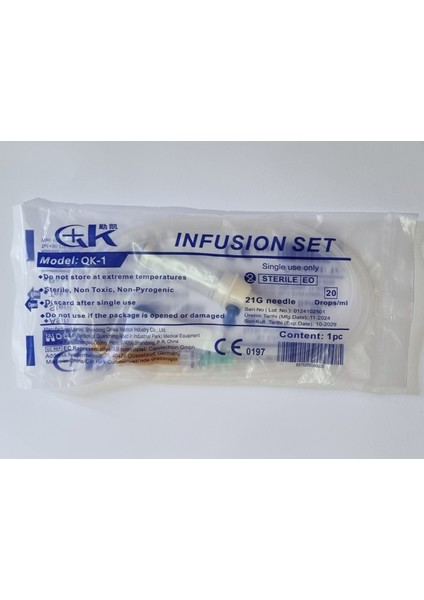 Serum Infüzyon Seti - 10 Adet fiyatları