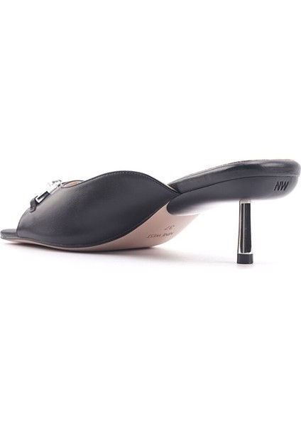 Barr 4fx Siyah Kadın Topuklu Terlik modelleri