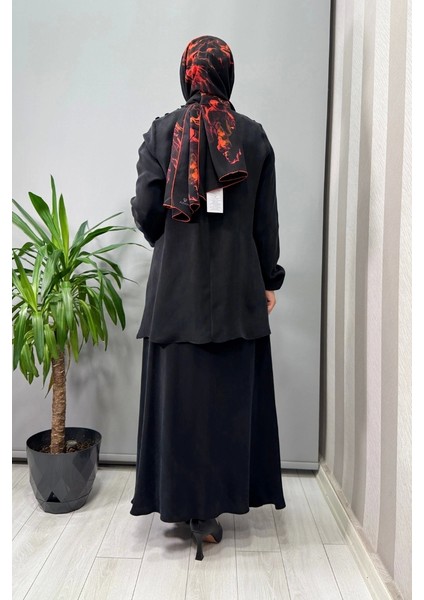 Omuz Düğme Detaylı Bluz Siyah T25Y-6067 fırsatları