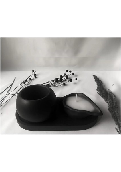 3'lü Dekoratif Set (Minik Saksı Mumluk) fiyatları