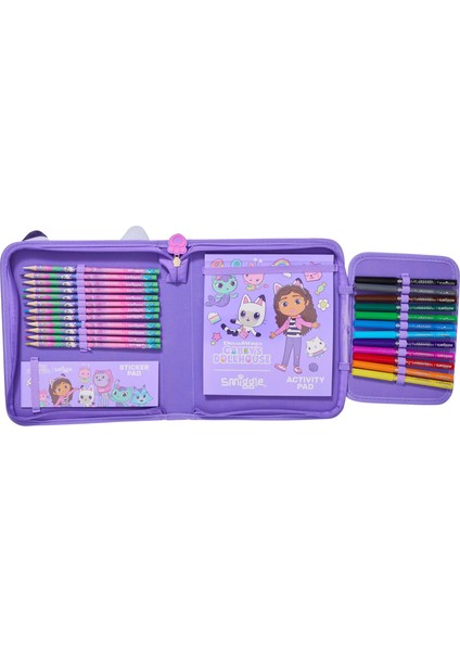 - Gabbys Dollhouse Kalem Kutusu ve Kırtasiye Seti