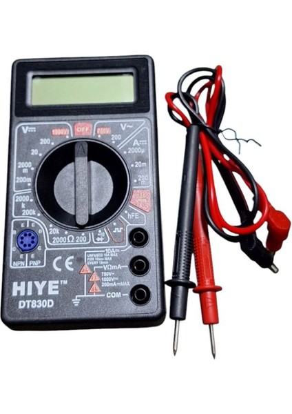 Dijital Çok Ölçüm Cihazı, Güvenilir ve Hassas Elektrik Test Aleti