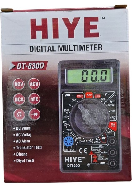 Dijital Çok Ölçüm Cihazı, Güvenilir ve Hassas Elektrik Test Aleti fırsatları