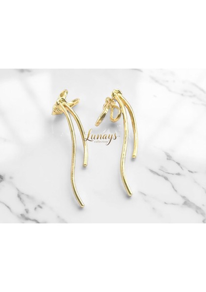 Jevelry Klasik Sallantılı Model Kadın Küpe Gold Renk fiyatları