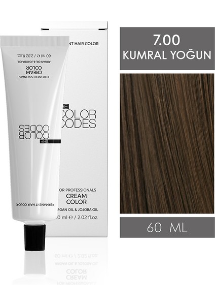 The Color Codes Cream Color Profesyonel Saç Boyası Serisi 60 ml Tüm Renkler