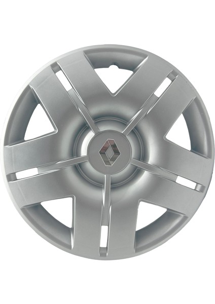 Renault Clio Kangoo 13" Inç Uyumlu 4 Adet 1 Takım Gri Kırılmaz Esnek Jant Kapağı 004 modelleri