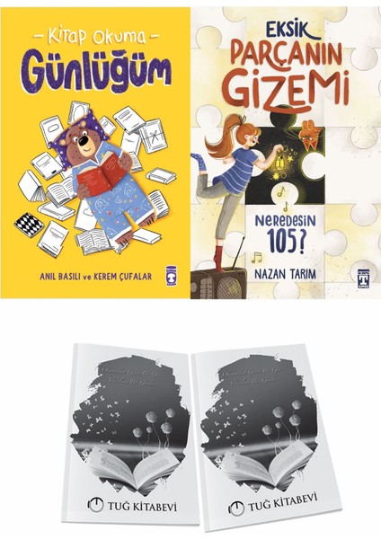 Kitap Okuma Günlüğüm ve Eksik Parçanın Gizemi Neredesin 105 + Hediyeli
