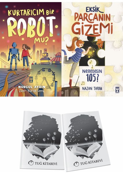 Kurtarıcım Bir Robot Mu? ve Eksik Parçanın Gizemi Neredesin 105 + Hediyeli