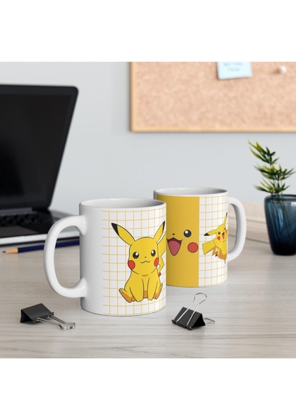 Sevimli Tasarım Baskılı Beyaz Kupa Bardak, Şık ve Kullanışlı Içerik