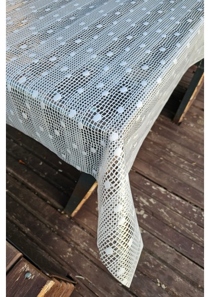 Hasır Lüx Pvc Kaplamalı Silinebilir Şeffaf Masa Örtüsü Pvc Su Geçirmez Lüks Muşamba Sofra Bezi