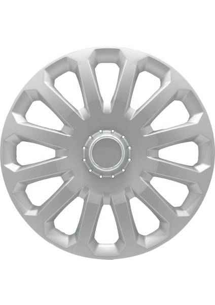 Peugeot 206 207 208 15" Inç Uyumlu 4 Adet 1 Takım Gri Kırılmaz Esnek Jant Kapağı 012 modelleri