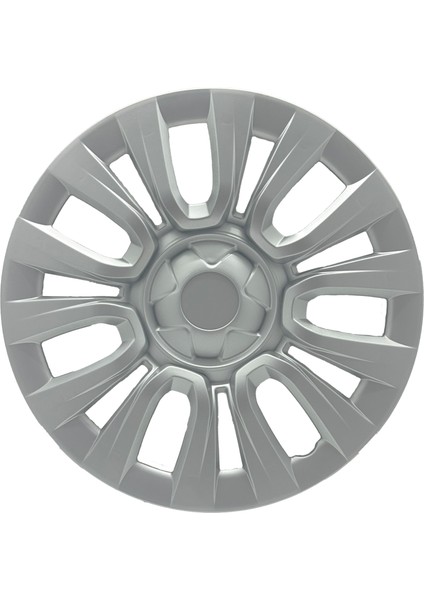 Fiat Punto Doblo Fiorino 15" Inç Uyumlu 4 Adet 1 Takım Gri Kırılmaz Esnek Jant Kapağı 010 modelleri