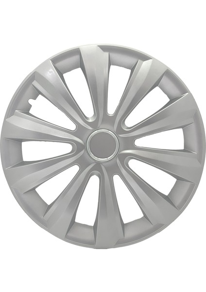 Volkswagen Caddy Touran 15" Inç Uyumlu 4 Adet 1 Takım Gri Kırılmaz Esnek Jant Kapağı 027