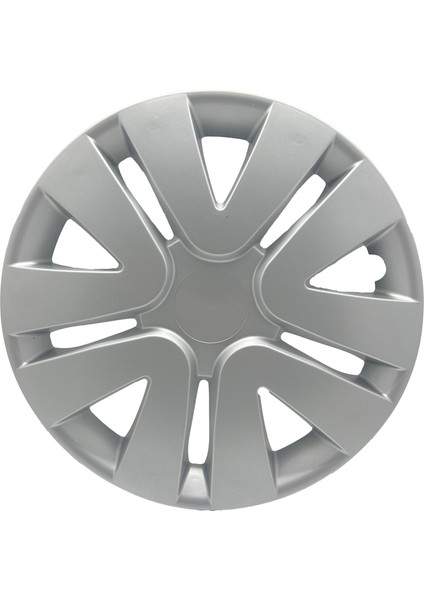 Volkswagen Caddy Touran 15" Inç Uyumlu 4 Adet 1 Takım Gri Kırılmaz Esnek Jant Kapağı 014
