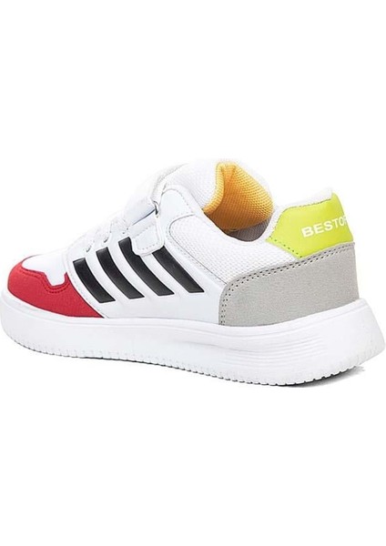 Moda Ayakkabı B-74 Beyaz Erkek Çocuk Rahat Spor Ayakkabı fırsatları