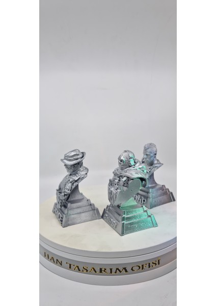 Call Of Duty 3lu Büst Figür Set Ghost Soap Captain Price 10CM