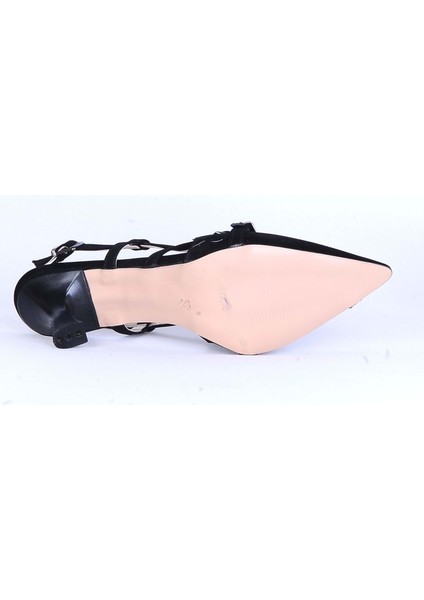 Moda Ayakkabı 165 Süet Kadın 7cm Topuklu Ayakkabı fırsatları